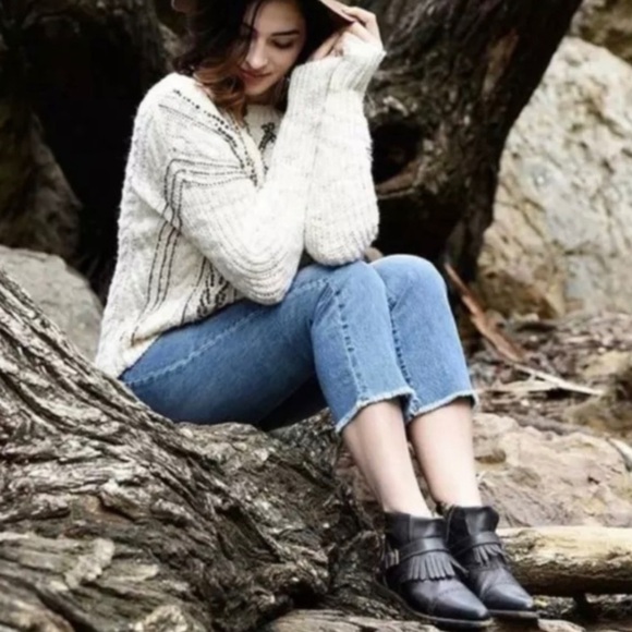 Bed Stu Black Leather Ankle Boots - Picture 2 of 12